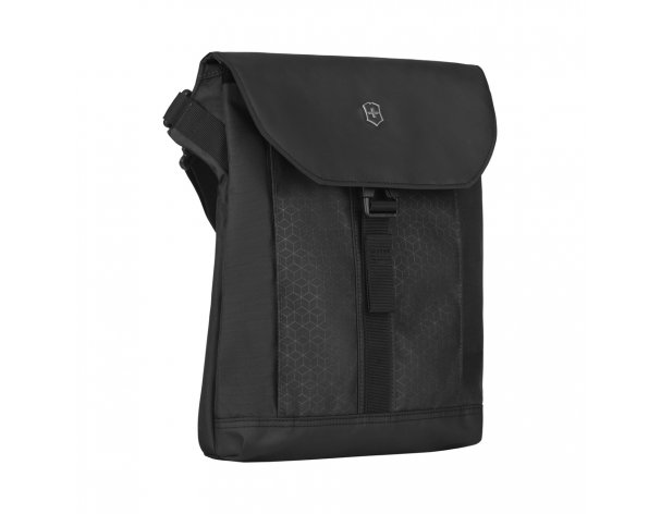 Сумка наплечная Victorinox Altmont Original Flapover Digital Bag, нейлон, 26x10x30 см, 7 л, чёрная (606751)