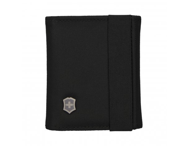 Wallet Victorinox TA 5.0 Tri-Fold with RFID Protection, Nylon, 9x3x10 cm, Black (610394)