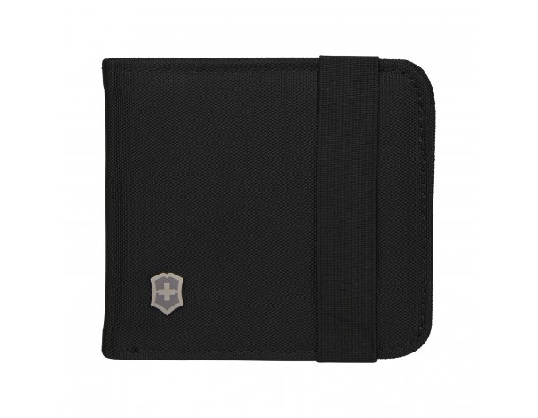 Бумажник Victorinox Ta 5.0 Bi-Fold Wallet с RFID защитой, нейлон, 11x1x10 см чёрный (610396)
