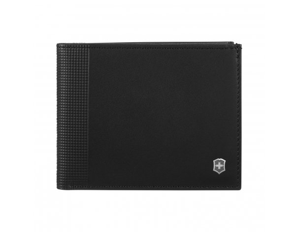 Портмоне Victorinox Altius Alox с защитой от сканирования RFID, натуральная кожа, 9x1x11 см, чёрное (611570)