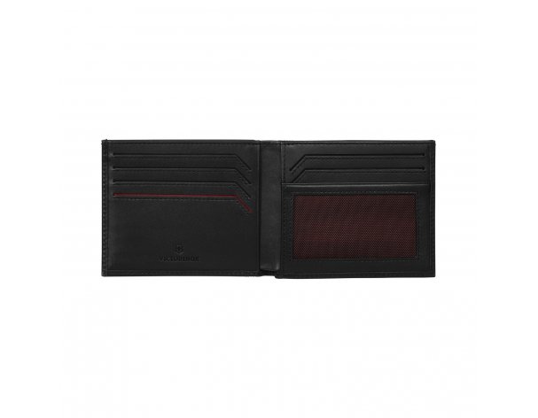 Портмоне Victorinox Altius Alox с защитой от сканирования RFID, натуральная кожа, 9x1x11 см, чёрное (611570)