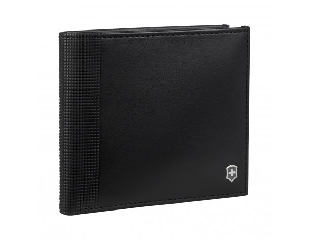 Портмоне Victorinox Altius Alox с защитой от сканирования RFID, натуральная кожа, 10x2x11 см, чёрное (611571)