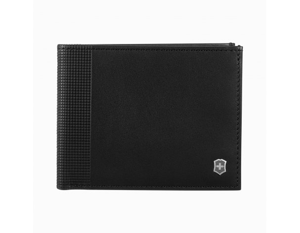 Портмоне Victorinox Altius Alox с защитой от сканирования RFID, натуральная кожа, 9x1x11 см, чёрное (611573)
