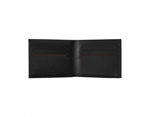 Портмоне Victorinox Altius Alox с защитой от сканирования RFID, натуральная кожа, 9x1x11 см, чёрное (611573)