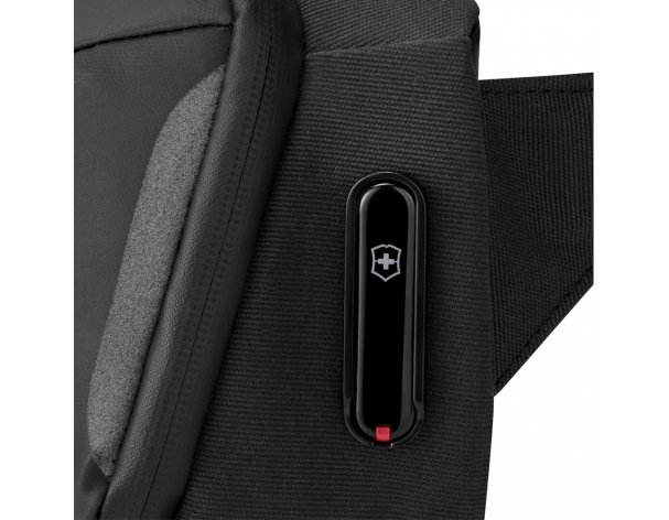 Рюкзак с одним плечевым ремнём Victorinox Touring 2.0, 30x11x17 см, полиэстер 600D, черный (612128)