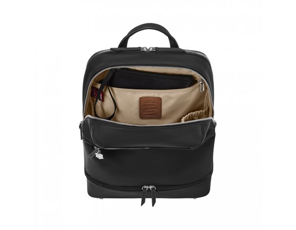 Рюкзак женский Victorinox Victoria Signature Deluxe Backpack, 32x18x39 см, нейлон/кожа, черный (612201)