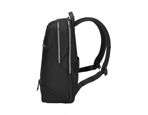Рюкзак женский Victorinox Victoria Signature Deluxe Backpack, 32x18x39 см, нейлон/кожа, черный (612201)
