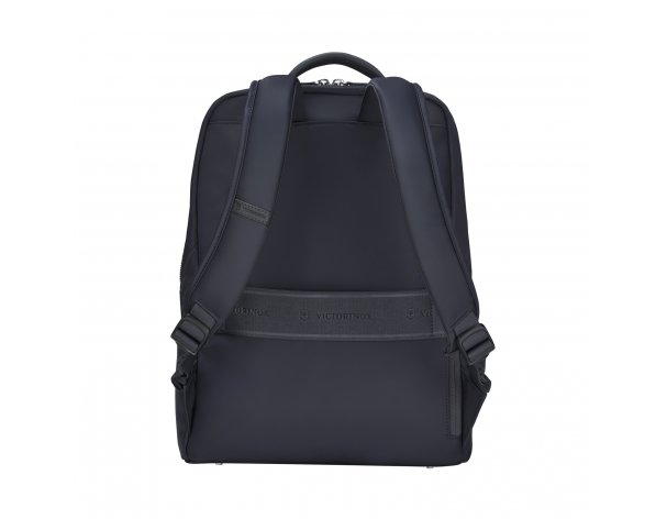Рюкзак Victorinox Victoria Signature Compact Backpack, 30x16x38 см, нейлон/кожа, синий (612204)