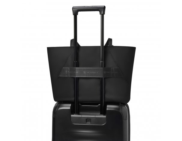 Сумка Victorinox Victoria Signature Tote, 51x15x30 см, нейлон/кожа, черная (612205)