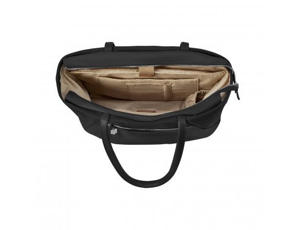 Сумка Victorinox Victoria Signature Tote, 51x15x30 см, нейлон/кожа, черная (612205)