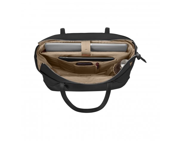 Сумка Victorinox Victoria Signature Tote, 51x15x30 см, нейлон/кожа, черная (612205)