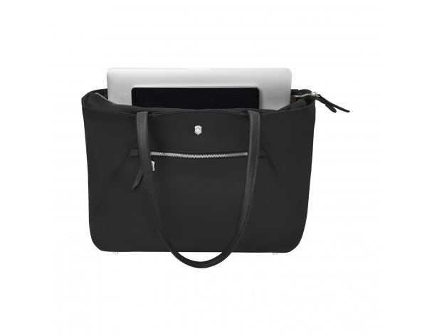 Сумка Victorinox Victoria Signature Tote, 51x15x30 см, нейлон/кожа, черная (612205)
