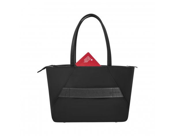 Сумка Victorinox Victoria Signature Tote, 51x15x30 см, нейлон/кожа, черная (612205)