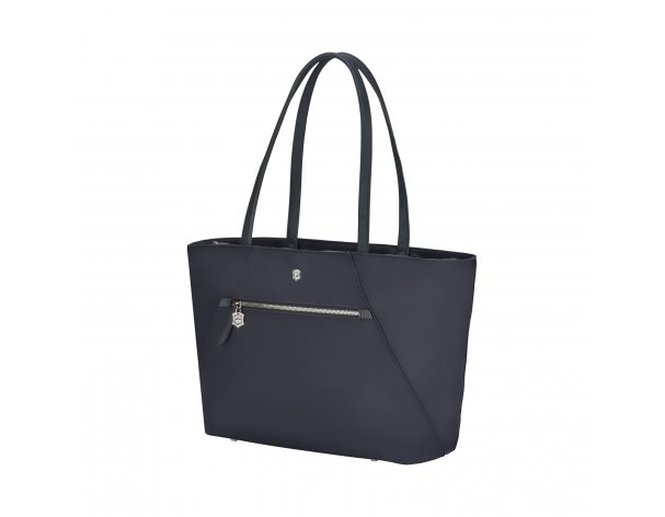 Сумка женская Victorinox Victoria Signature Tote, 51x15x30 см, нейлон/кожа, синяя (612206)