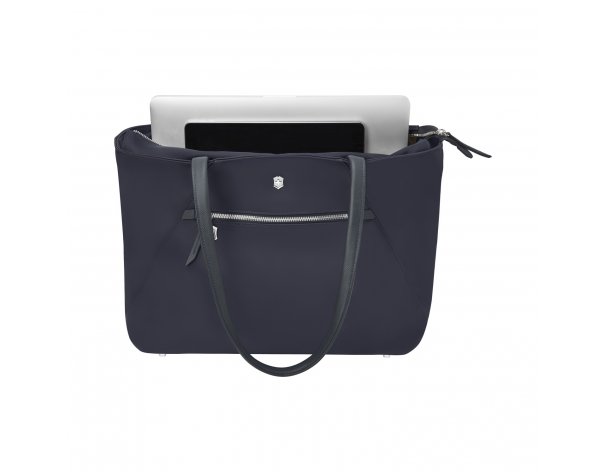Сумка женская Victorinox Victoria Signature Tote, 51x15x30 см, нейлон/кожа, синяя (612206)