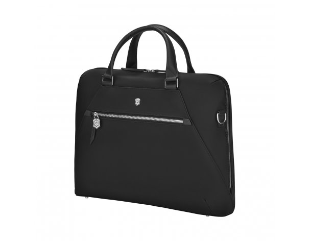 Briefcase Victorinox Victoria Signature, 42x13x30 cm, nylon/leather, black (612209)