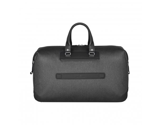 Travel bag Victorinox Architecture Urban 2 Weekender, polyester/leather, 24x56x30 cm, 45 L, grey (612667)