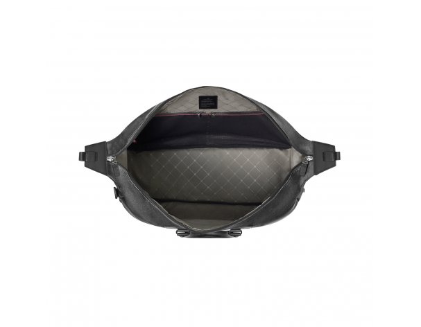 Travel bag Victorinox Architecture Urban 2 Weekender, polyester/leather, 24x56x30 cm, 45 L, grey (612667)