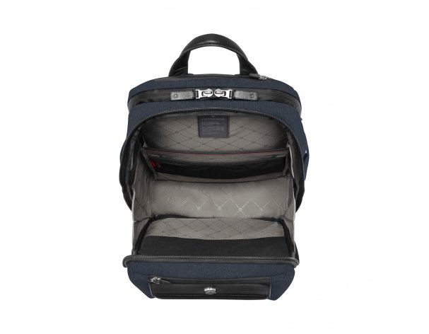 Рюкзак Victorinox Architecture Urban 2 Deluxe Backpack 15”, 31x23x46 см, полиэстер/кожа, синий (612669)