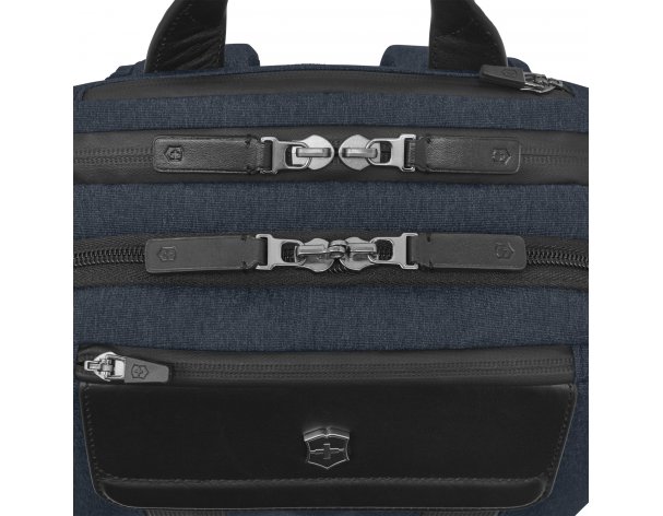Рюкзак Victorinox Architecture Urban 2 Deluxe Backpack 15”, 31x23x46 см, полиэстер/кожа, синий (612669)