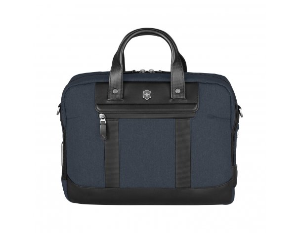 Портфель Victorinox Architecture Urban2 15'', 42x13x31 см, полиэстер/кожа, синий (612671)