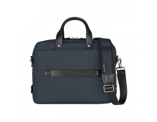 Портфель Victorinox Architecture Urban2 15'', 42x13x31 см, полиэстер/кожа, синий (612671)