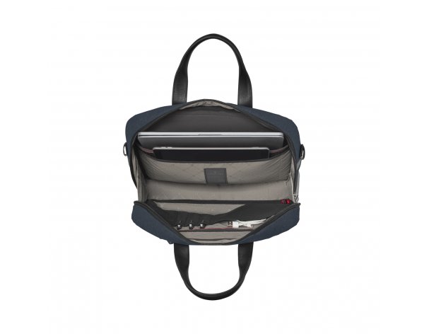 Портфель Victorinox Architecture Urban2 15'', 42x13x31 см, полиэстер/кожа, синий (612671)