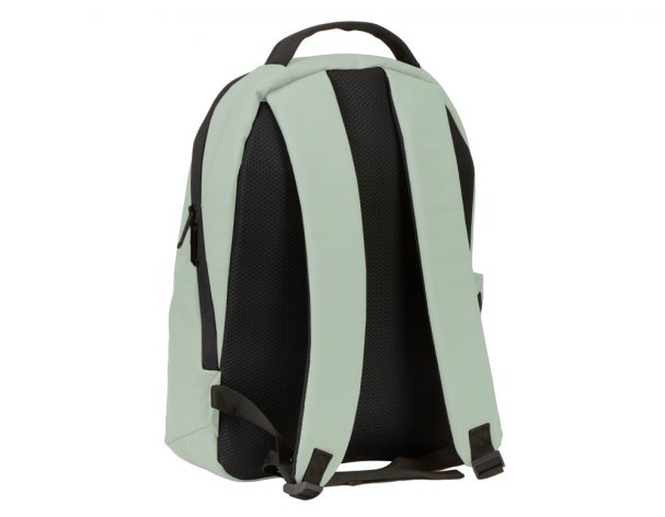Backpack Voyager Sofit laptop made of eco‑leather, 34×14×44 cm, olive (935713)