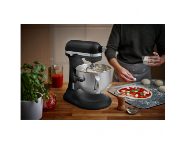 Planetary mixer KitchenAid Artisan 5KSM60SPXEBM 5.6 l, matte black