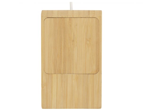 Устройство зарядное беспроводное из бамбука Bamboo collection Jetty, 10 Вт, натуральный (591074)