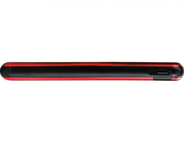 Аккумулятор внешний Evolt Forge v.2, металл, 10000mah, красный (591201)