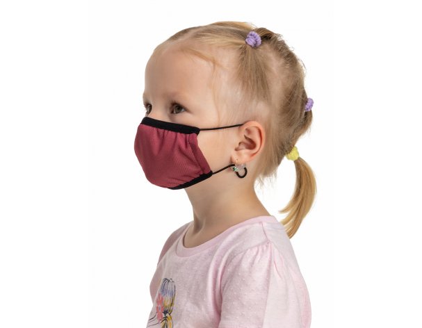 Children's face mask Routemark Aero, red