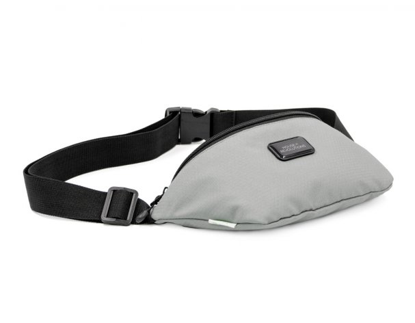 Bag belt Brand Charger Bumble universal waterproof made of recycled plastic, grey (936088)