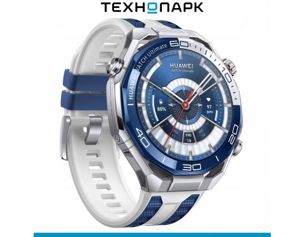 Смарт-часы Huawei Watch Ultimate 2 синий (55020GBJ)