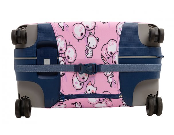 Cover for a suitcase Routemark White & Fluffy L/XL (SP310), Art. Lebedev Studio