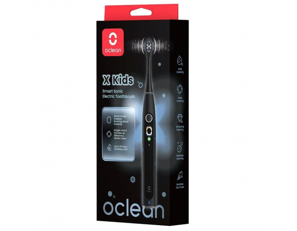 Щетка зубная электрическая детская Oclean X Kids чёрный