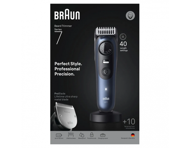 Electric trimmer Braun BT7540 Black Deep Blue