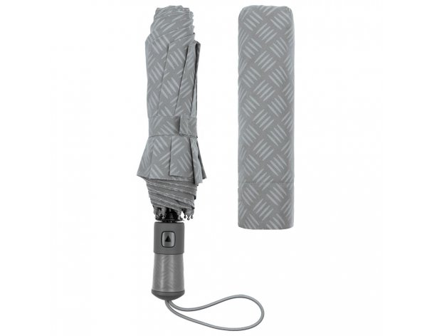 Folding umbrella Hard Work, gray RA-92119