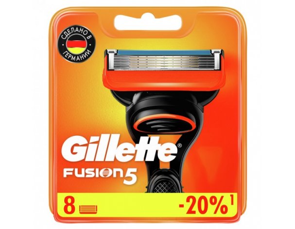 Кассеты сменные для бритвы Gillette Fusion5 8 шт.