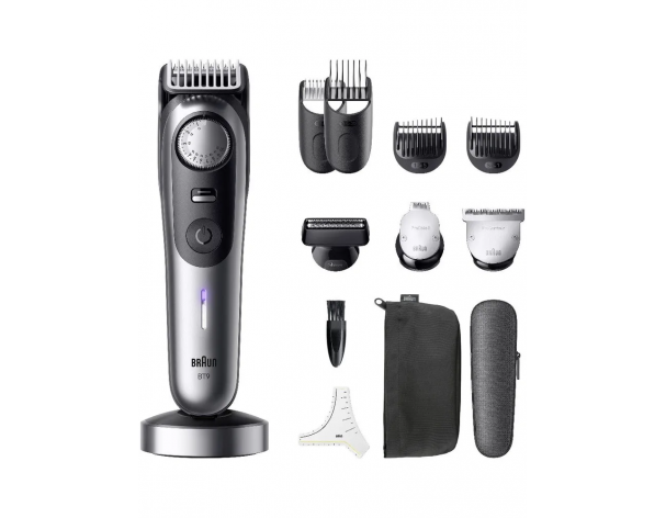 Триммер электрический Braun BT9560 Silver Matte