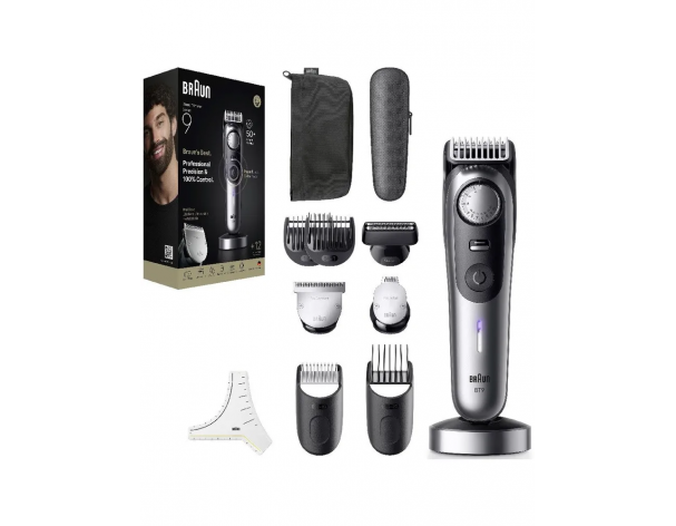 Триммер электрический Braun BT9560 Silver Matte