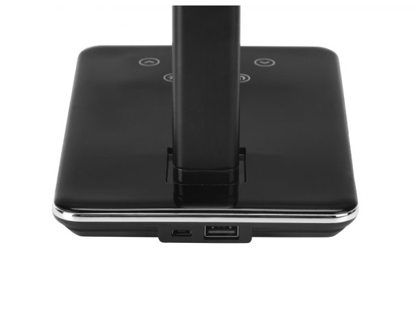 Table Lamp with Wireless Charging Evolt Starline, Black (592107)