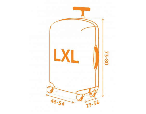 Case suitcase Routemark Chrome in black L/XL (SP500)
