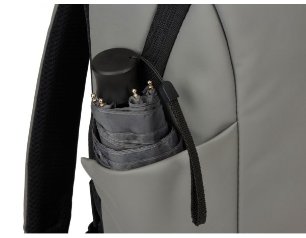 Backpack Voyager Sofit laptop made of eco‑leather, gray (935710)