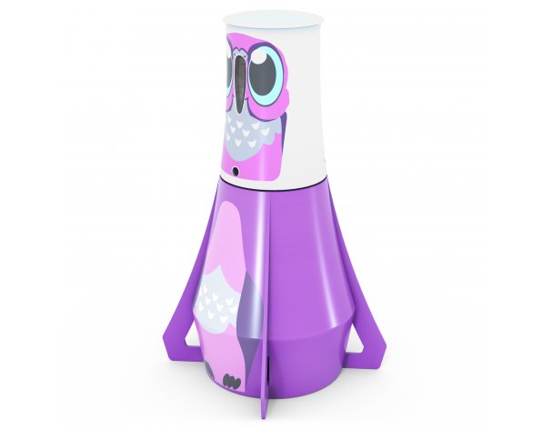 Interactive cat toy Hexbug «Pester the Dove», beige-purple, 13x8.5 cm (480-6588-00GL12)
