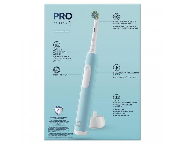 Electric toothbrush Oral-B Pro Series 1 Duo/D305.523.3H black + turquoise