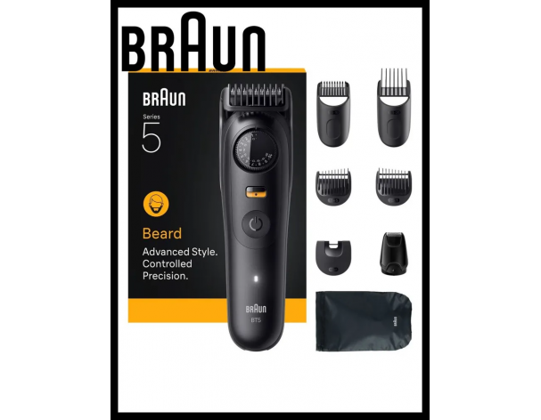 Триммер электрический Braun BT5560 Black Matte