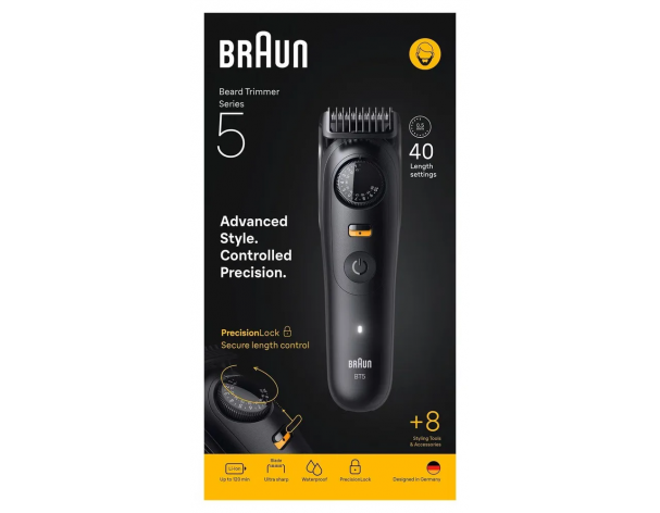 Триммер электрический Braun BT5560 Black Matte