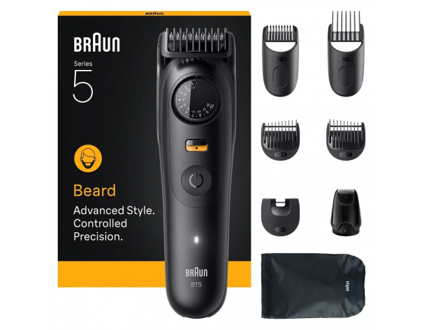 Триммер электрический Braun BT5560 Black Matte