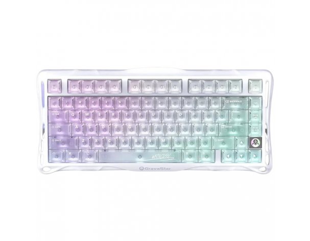 Keyboard Gravastar Mercury K1 Lite Mint pink-blue